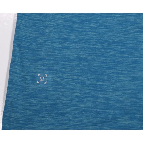 Lululemon Men's Aqua Performance Gym T-Shirt Medium - Picture 7 of 8